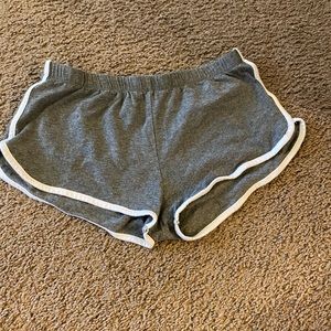 Grey lounge shorts